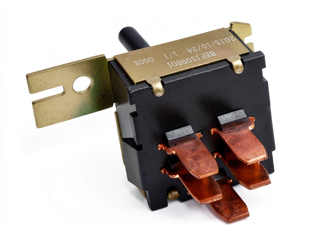 Installing Garage-Pro Crimp Air Blower Switch Automotive Replacement on a wooden bench