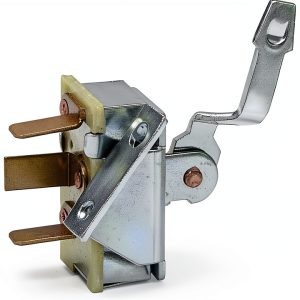 Auto Krafters Dash Blower Switch Silver Rotary-0