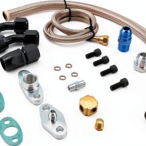 Turbo Oil Kit LokoCar Aluminum Stainless Steel-0