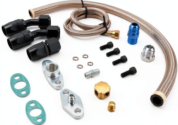 Turbo Oil Kit LokoCar Aluminum Stainless Steel-0