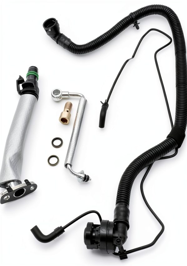 Turbo Oil Return Pipe NOVAPARTS Rubber for Chevy-0