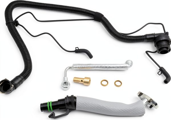 Turbo Oil Return Pipe NOVAPARTS Rubber for Chevy-1
