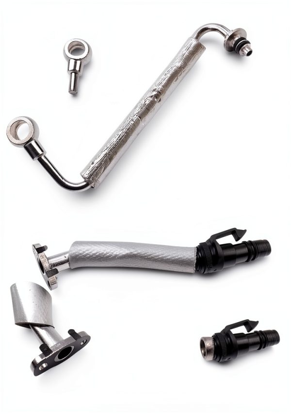 TSYUKI Metal Fuel Oil Line 8.5in Turbo Fit-1