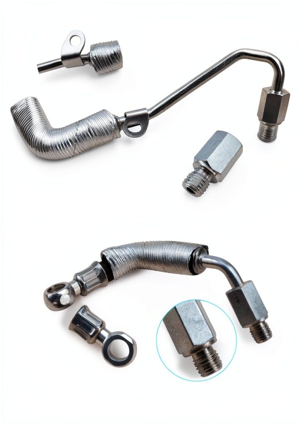 TSYUKI Metal Fuel Oil Line 8.5in Turbo Fit-2