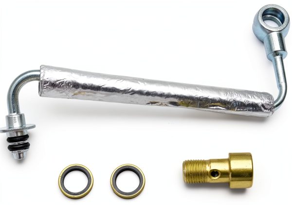 Turbo Oil Return Pipe NOVAPARTS Rubber for Chevy-6