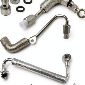 TSYUKI Metal Fuel Oil Line 8.5in Turbo Fit-0